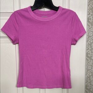 Old Navy Women's Short Sleeve Magenta Tee